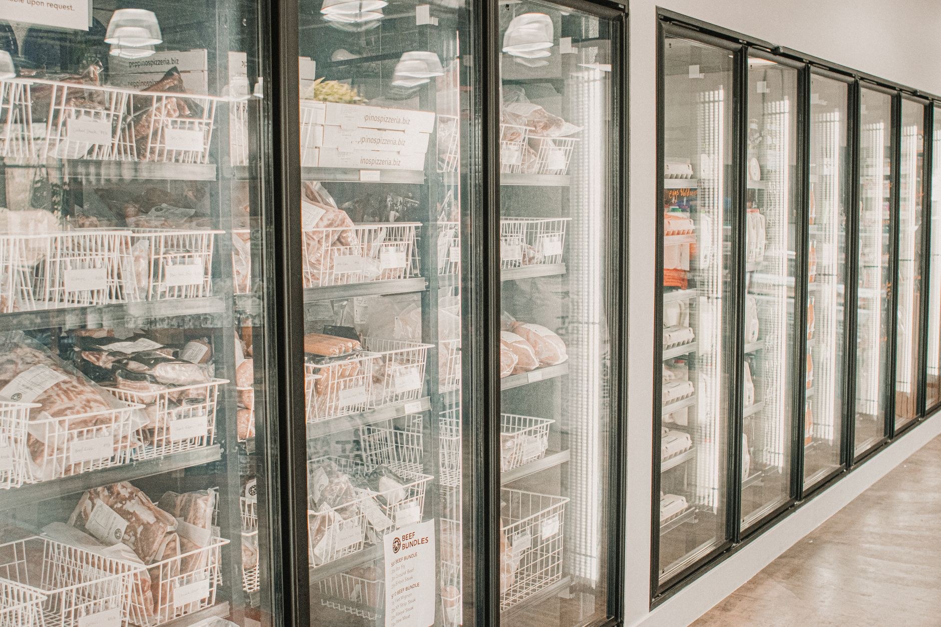 Commercial walk-in freezer